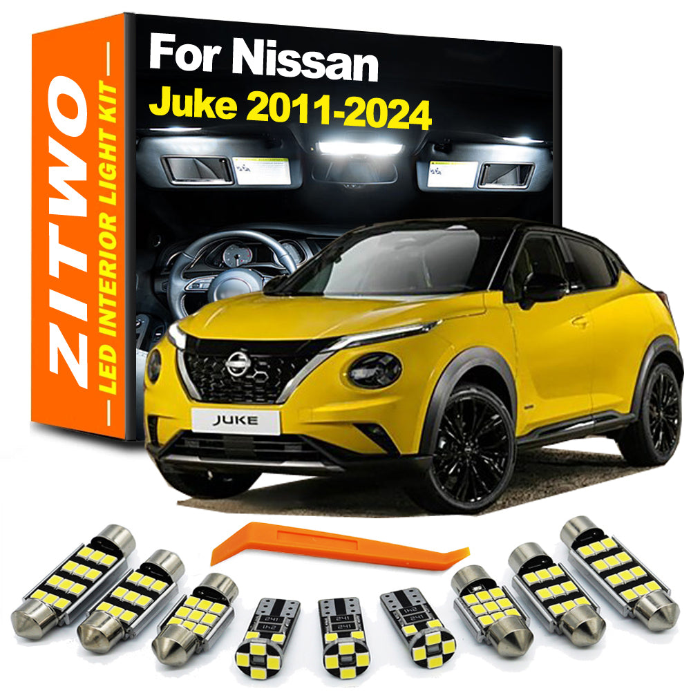 AutoGlowLED 11Pcs LED Interior Light Kit for Nissan Juke 2011-2024