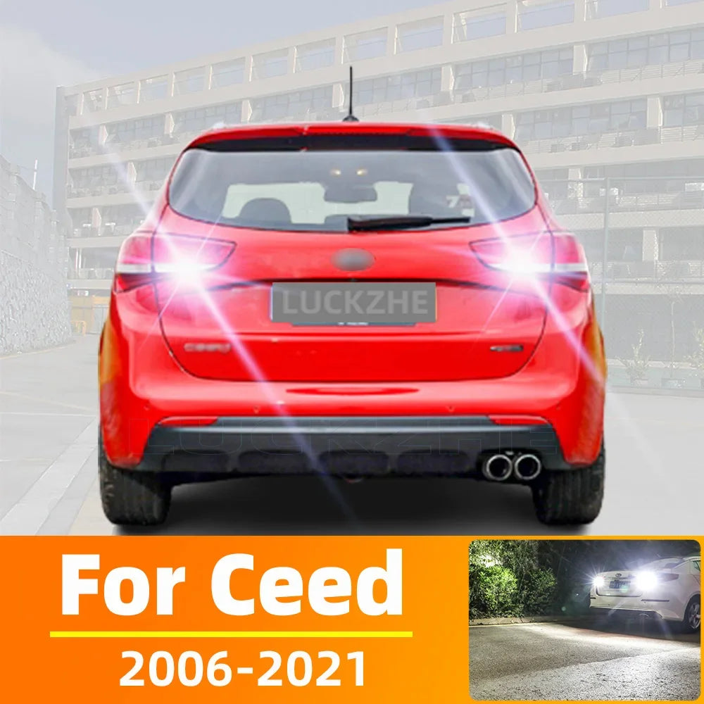 AutoGlowLED Canbus LED Backup Reverse Light Bulbs for KIA CEED 2006-2021