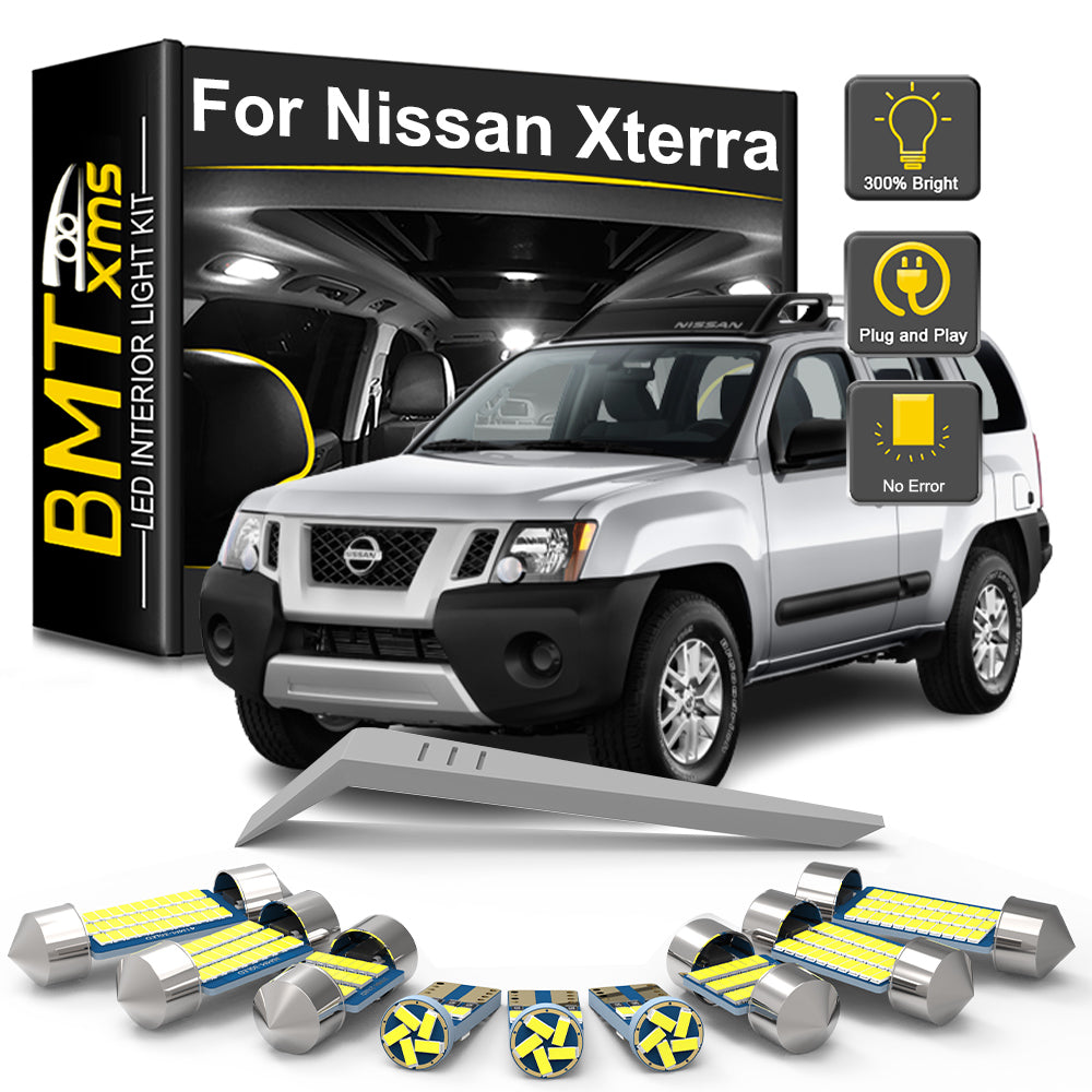 AutoGlowLED Canbus LED Interior Light Kit for Nissan Xterra N50 2005-2015