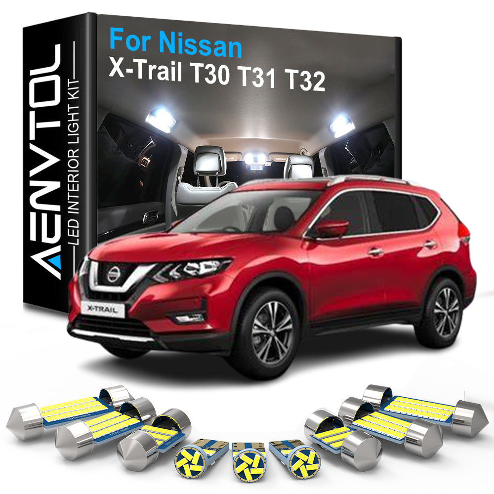 AutoGlowLED Interior LED Light Kit for Nissan X-Trail T30 T31 T32