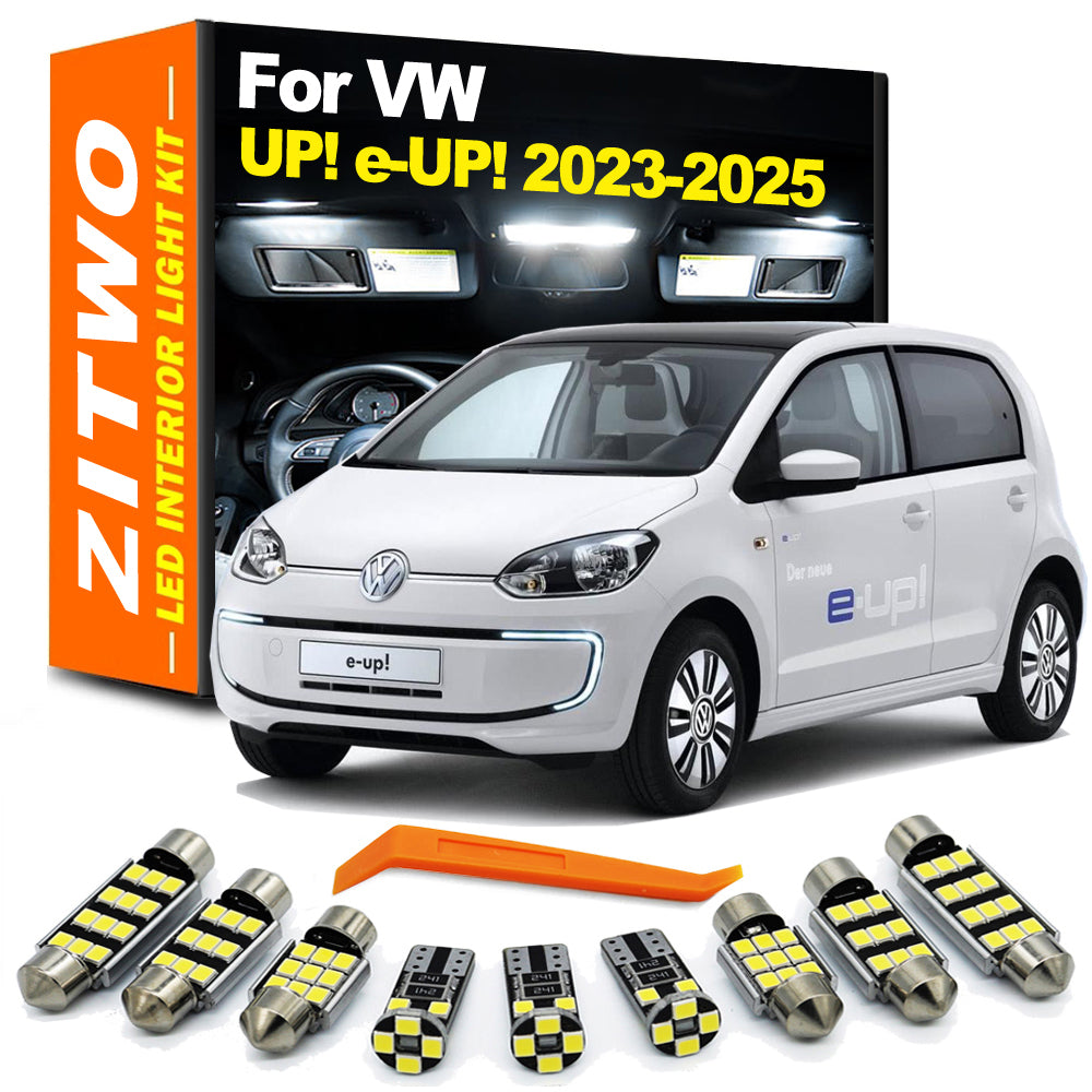 AutoGlowLED 7-Pc LED Interior Light Kit for VW UP! & e-UP! 2012-2025 Canbus