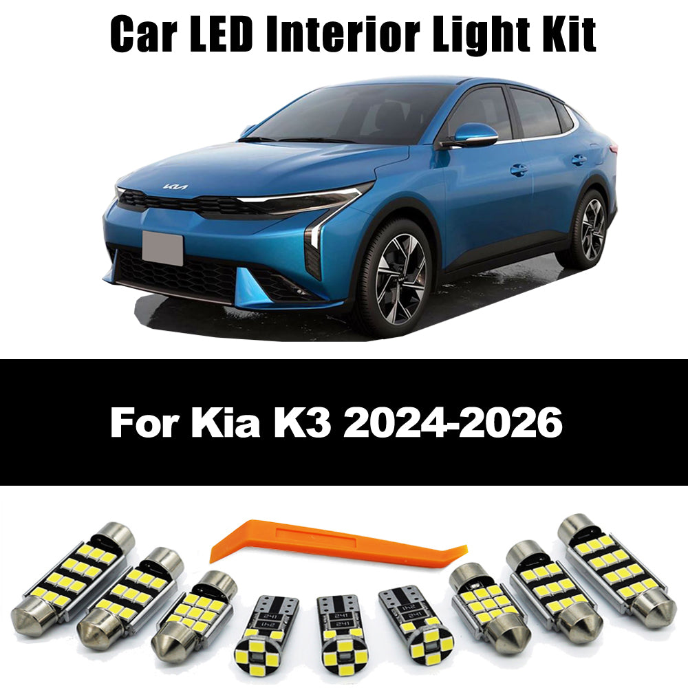 AutoGlowLED LED Interior Light Kit for Kia K3 2024-2026 Canbus No Error