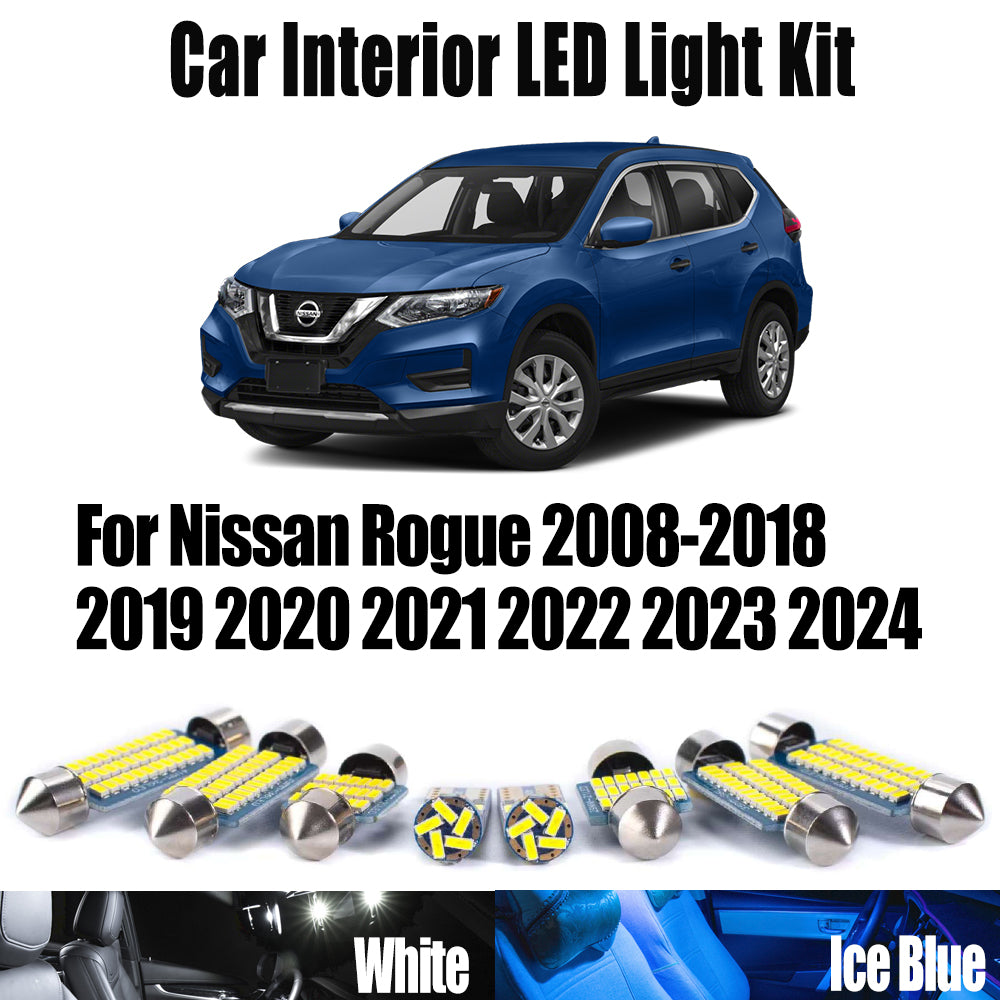AutoGlowLED LED Interior Light Kit for Nissan Rogue 2008-2024