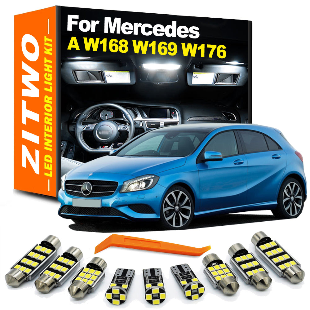 AutoGlowLED Mercedes A-Class W168 W169 W176 LED Interior Light Kit