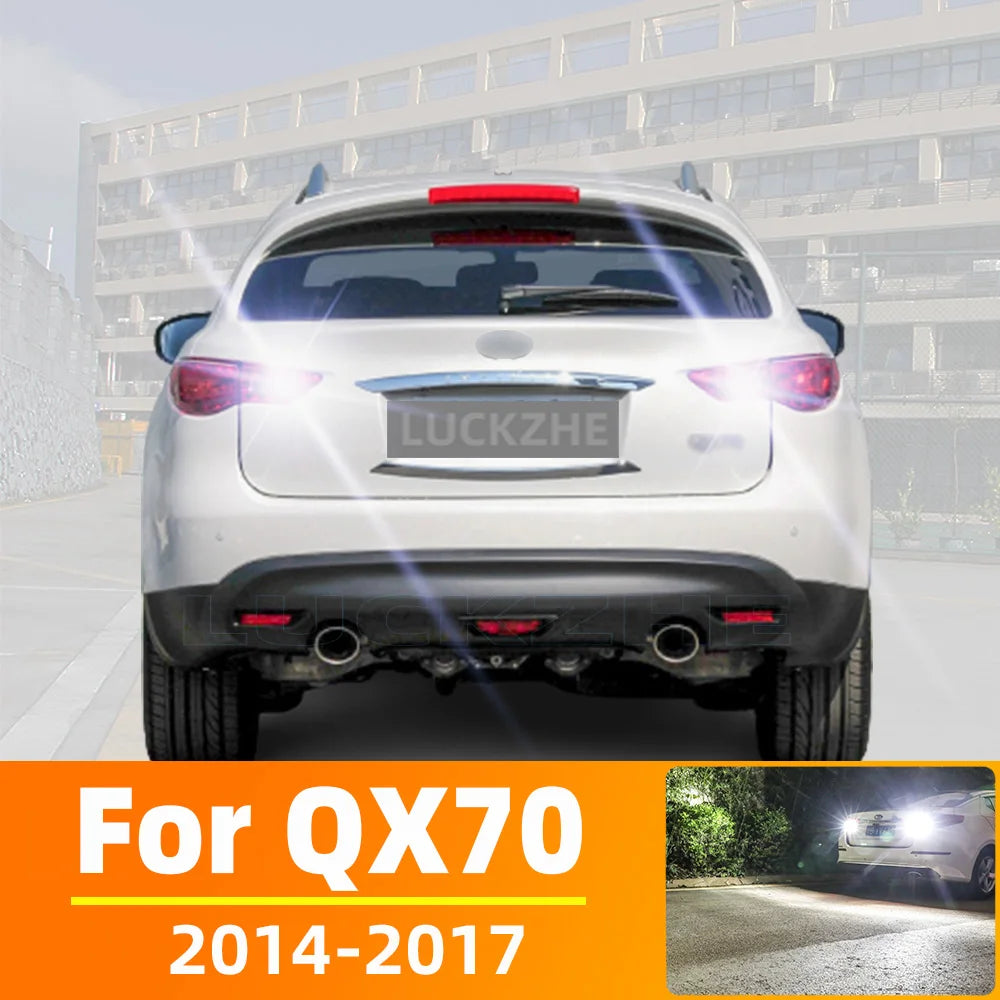 QX70 LED Backup Reverse Light Bulbs Canbus Error Free AutoGlowLED 2PCS