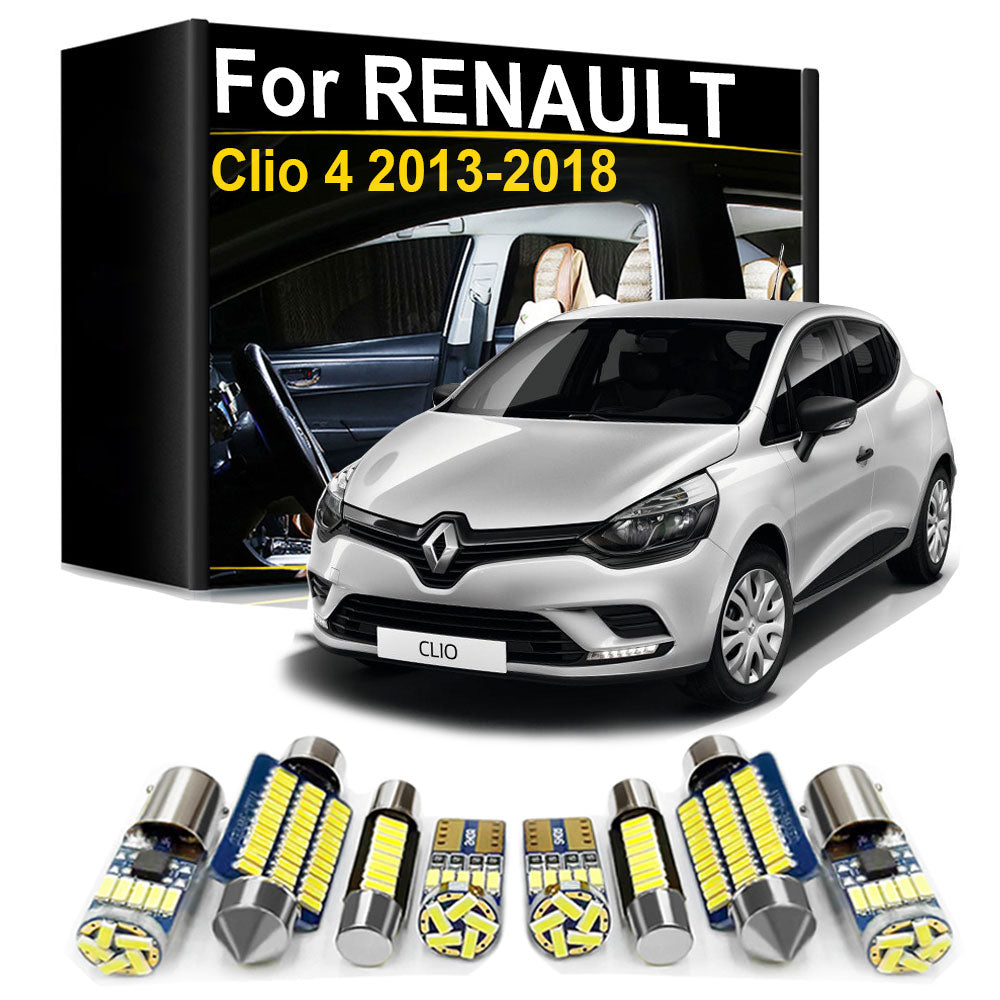 AutoGlowLED Interior LED Light Kit for Renault Clio 4 2013-2021 Canbus 6PCS Error Free