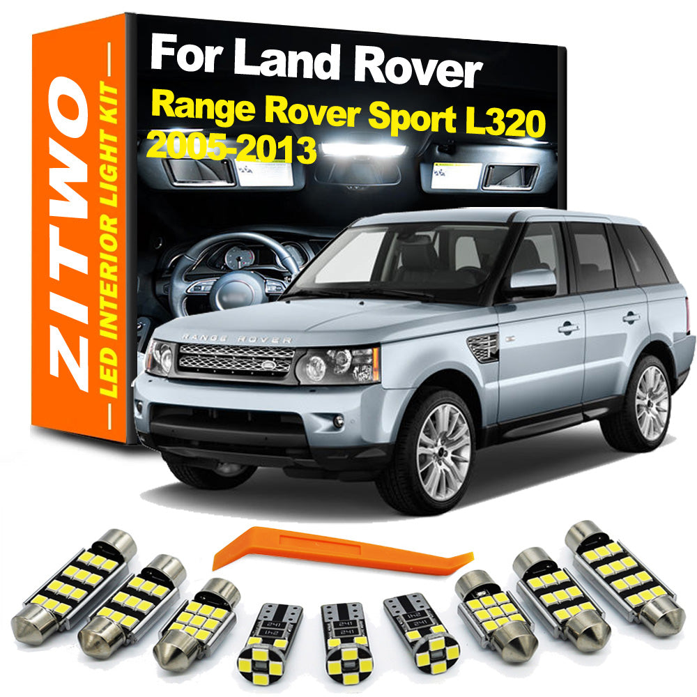 AutoGlowLED 18-Piece Canbus LED Interior Light Kit for Land Rover Range Rover Sport L320 2005-2013