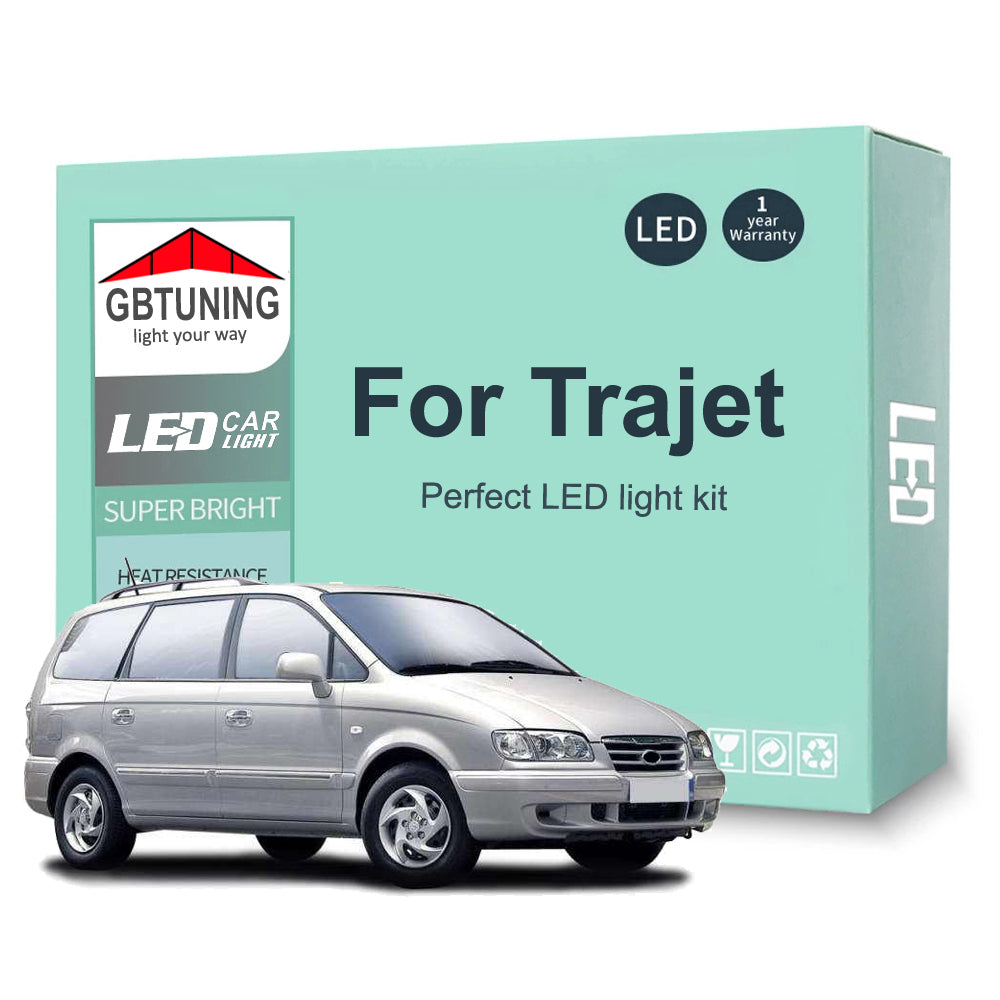 AutoGlowLED Canbus LED Interior Light Kit for Hyundai Trajet 2001-2008 11Pcs
