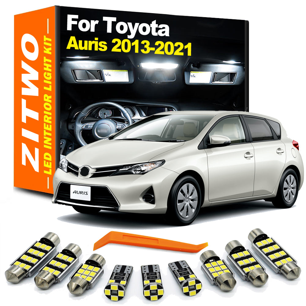 AutoGlowLED 14Pcs LED Interior Light Kit for Toyota Auris 2013-2021