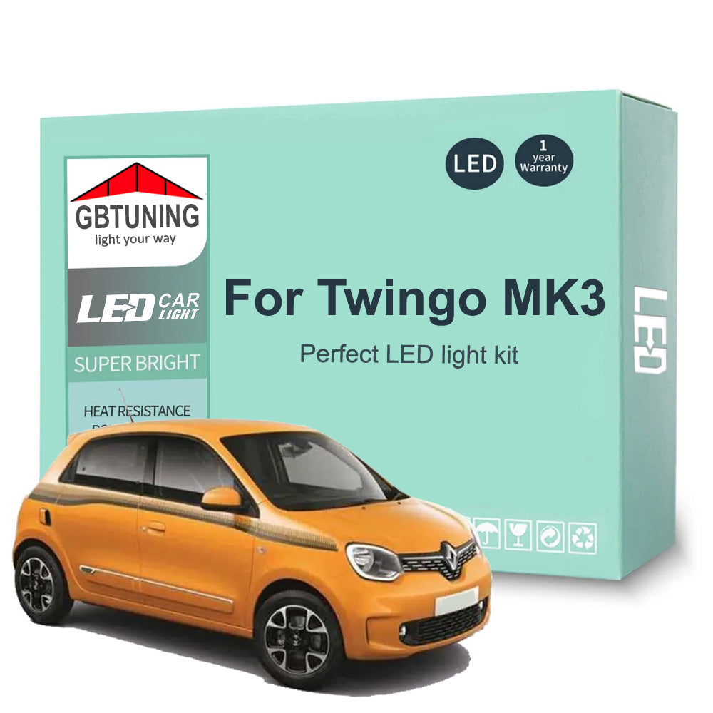 AutoGlowLED Canbus Interior LED Light Kit for Renault Twingo 3 2015-2023