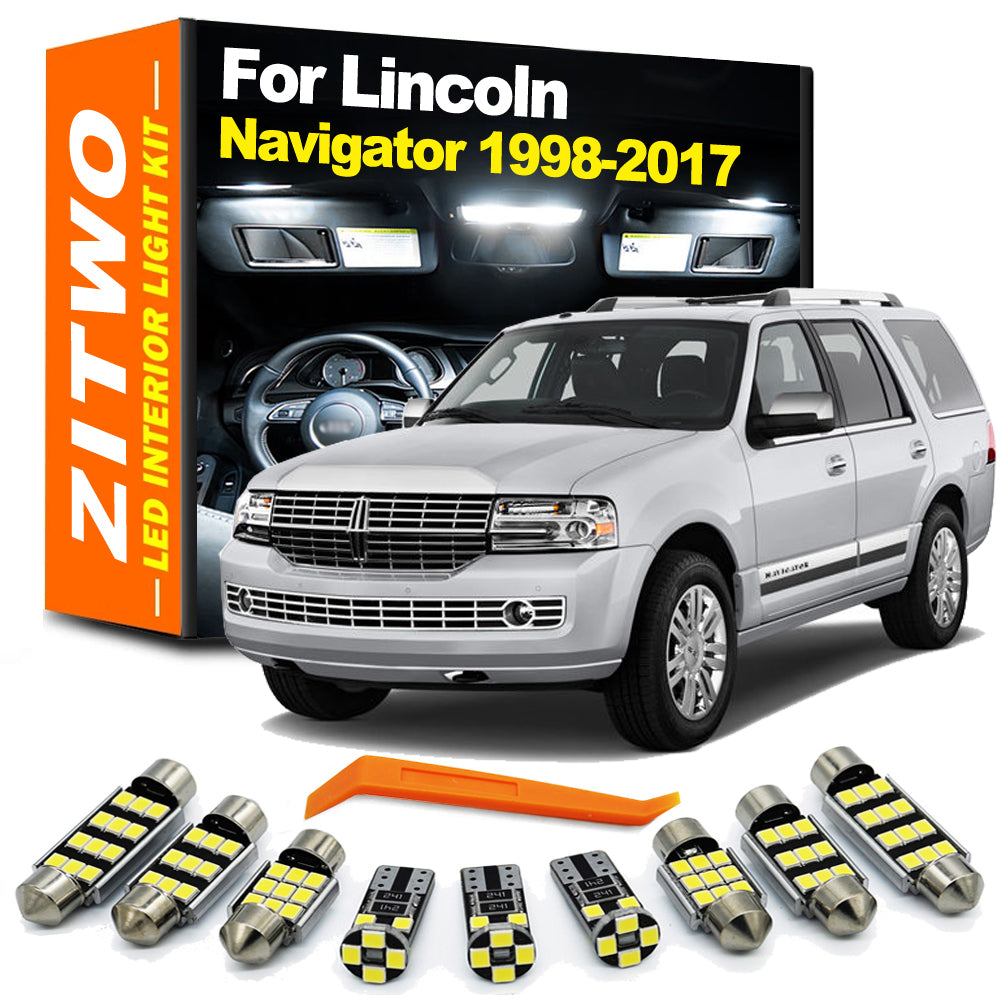 AutoGlowLED Canbus LED Interior Light Kit for Lincoln Navigator 1998-2017