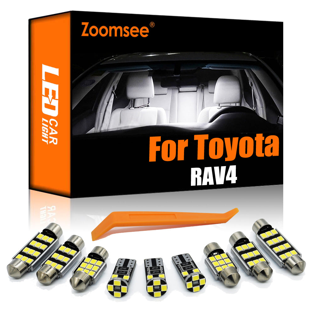 AutoGlowLED Interior LED Light Kit for Toyota RAV4 1996-2025 Canbus Error Free