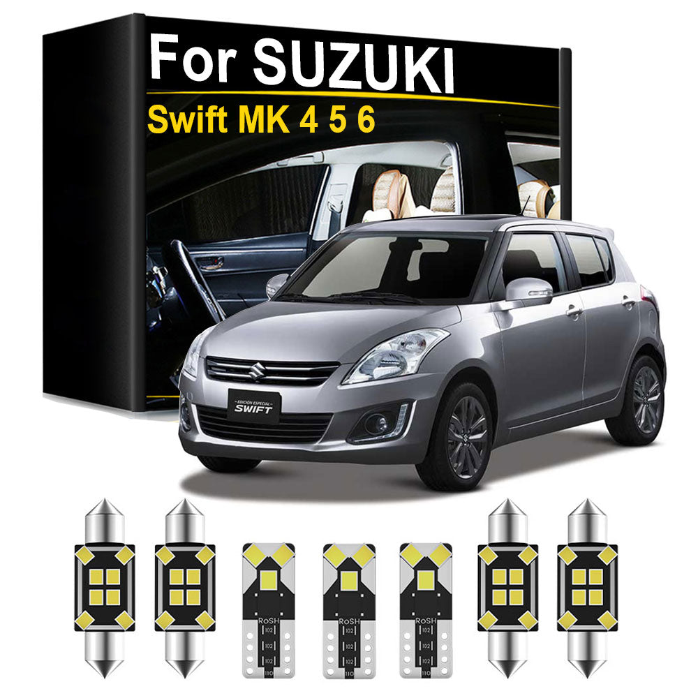 AutoGlowLED Interior LED Light Kit for Suzuki Swift MK4 MK5 MK6 (2004-2020)