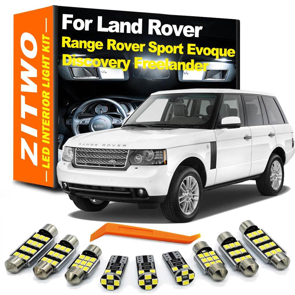 AutoGlowLED Full Canbus LED Interior Light Kit for Land Rover Discovery, Range Rover