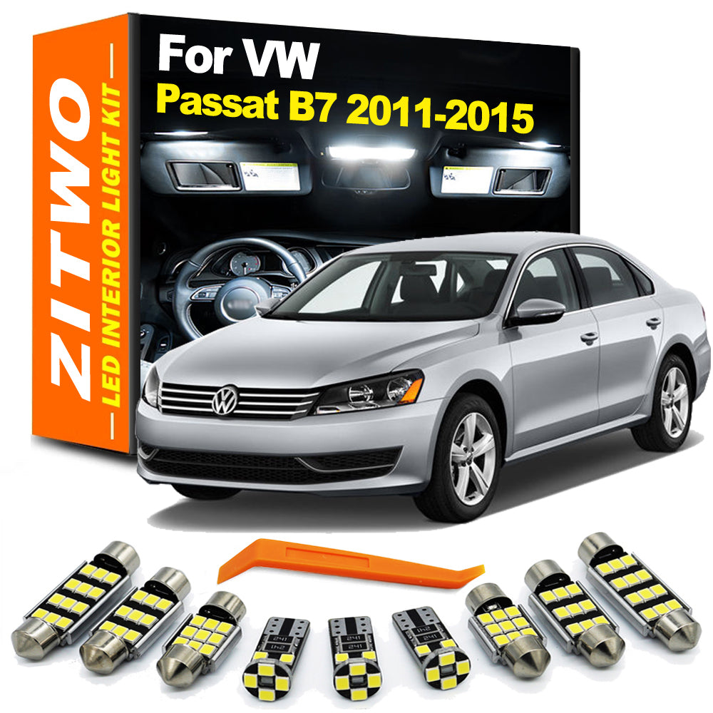 AutoGlowLED LED Interior Light Kit for VW Passat B7 2011-2015 Sedan/Variant