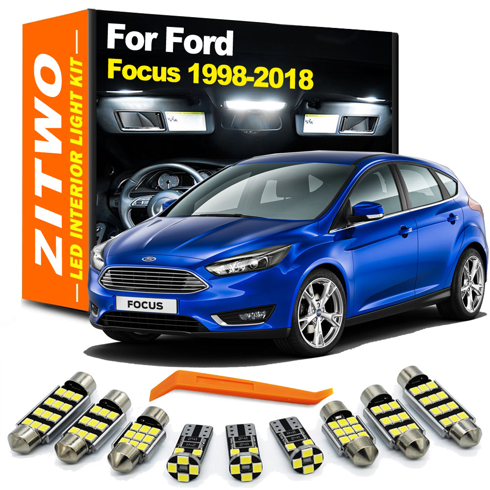 AutoGlowLED Ford Focus MK1 MK2 MK3 Interior LED Light Kit 1998-2018