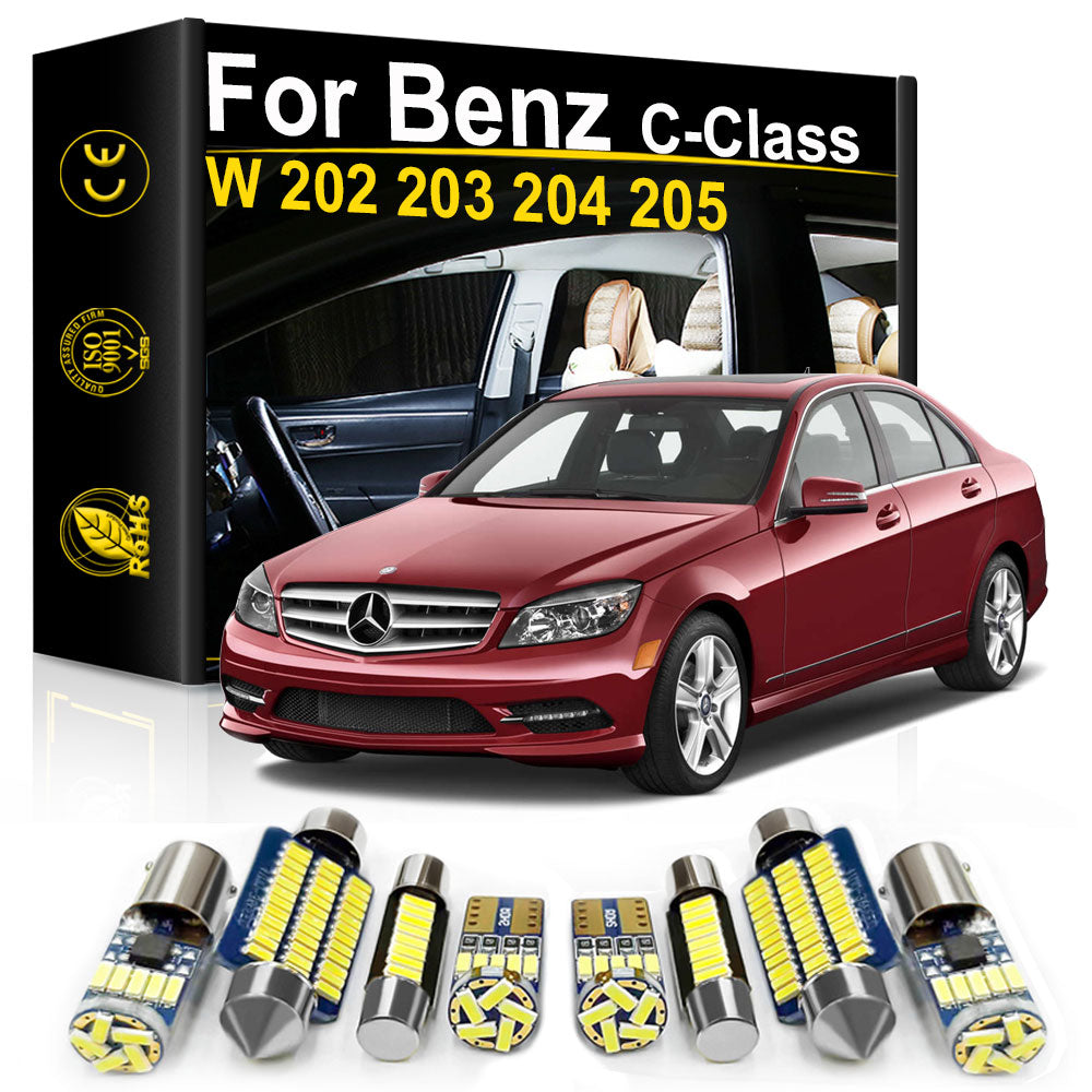 AutoGlowLED C-Class LED Interior Light Kit — Canbus Error Free