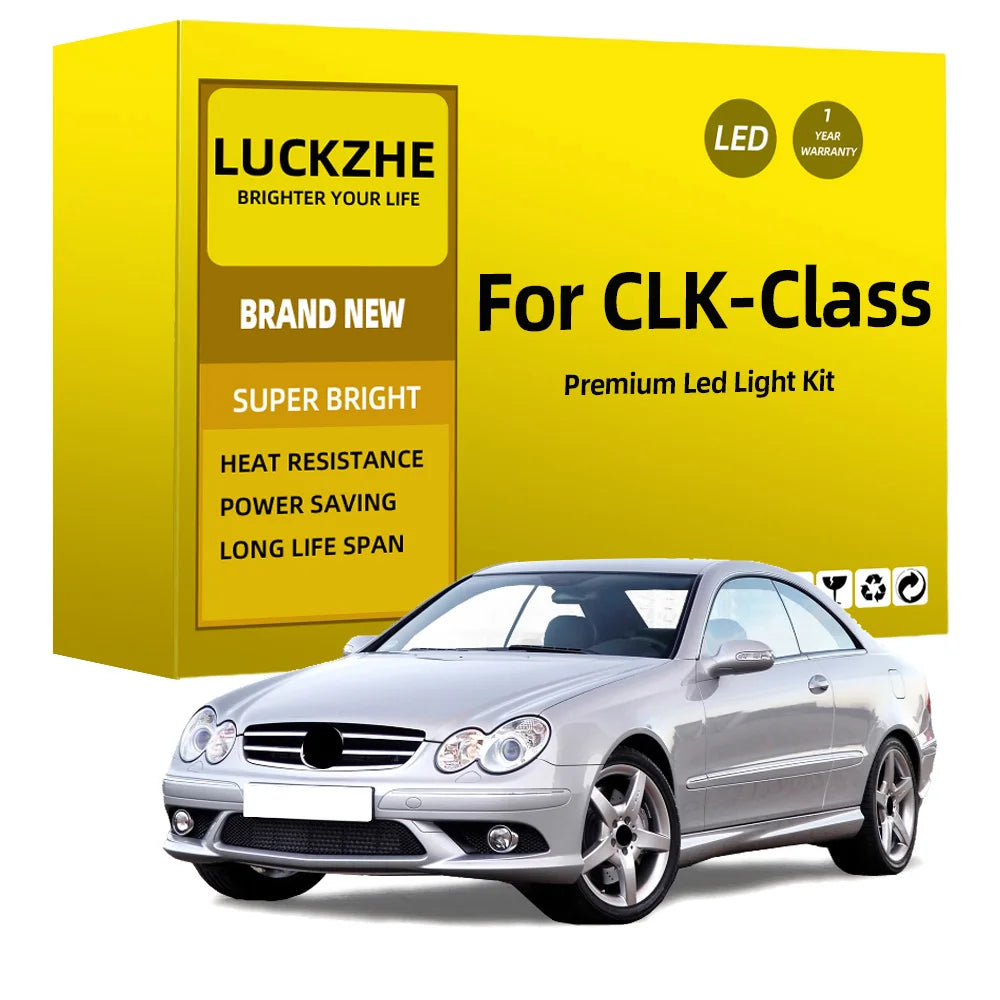 AutoGlowLED LED Interior Light Kit for Mercedes-Benz CLK W208 C208 W209 C209 A209 1998-2010