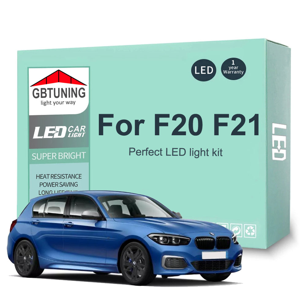 AutoGlowLED Canbus LED Interior Light Kit for BMW 1 Series F20 F21 2012-2019