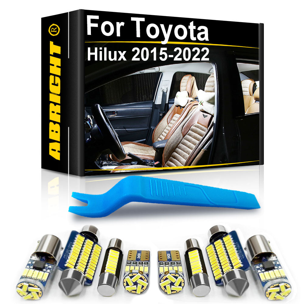 AutoGlowLED Interior LED Light Kit for Toyota Hilux 2015-2022 Canbus 5PCS