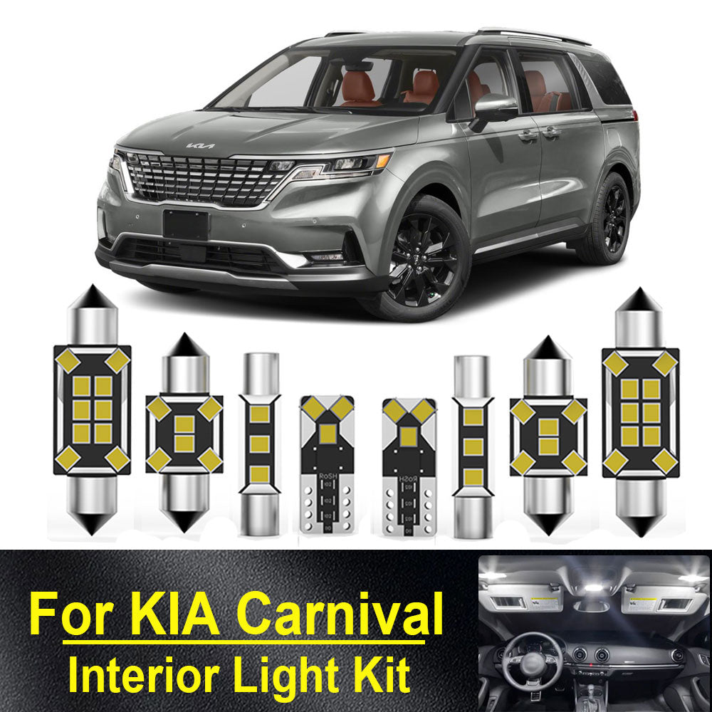 AutoGlowLED Interior LED Light Kit for KIA Sedona Carnival 1998-2024