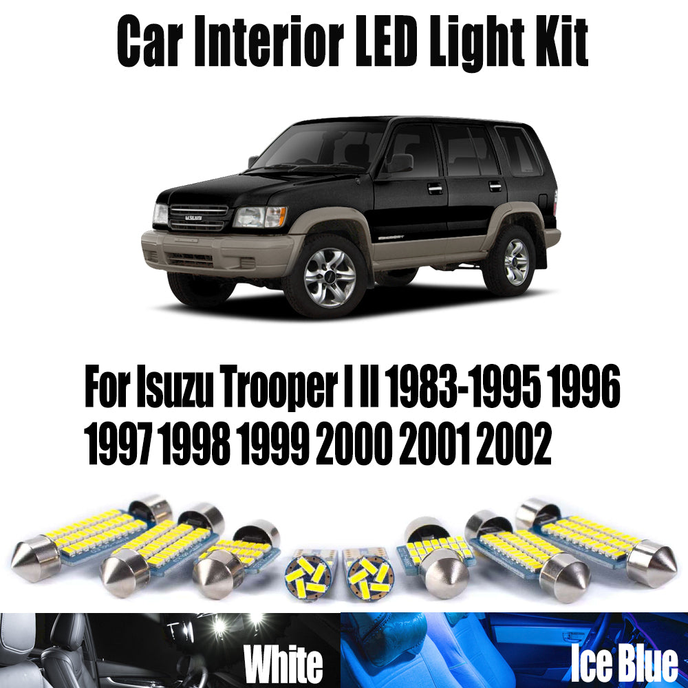 AutoGlowLED Canbus LED Interior Light Kit for Isuzu Trooper I II 1983-2002