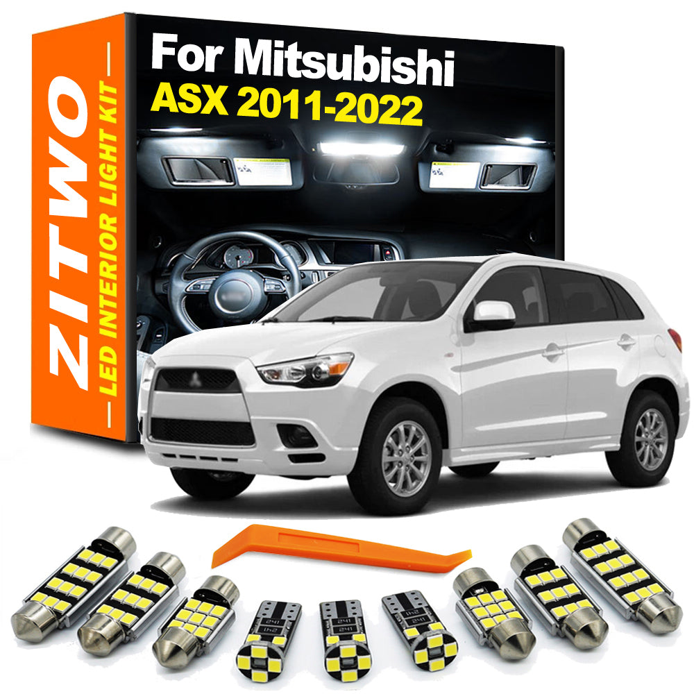 AutoGlowLED 11Pcs LED Interior Light Kit for Mitsubishi ASX 2011-2022