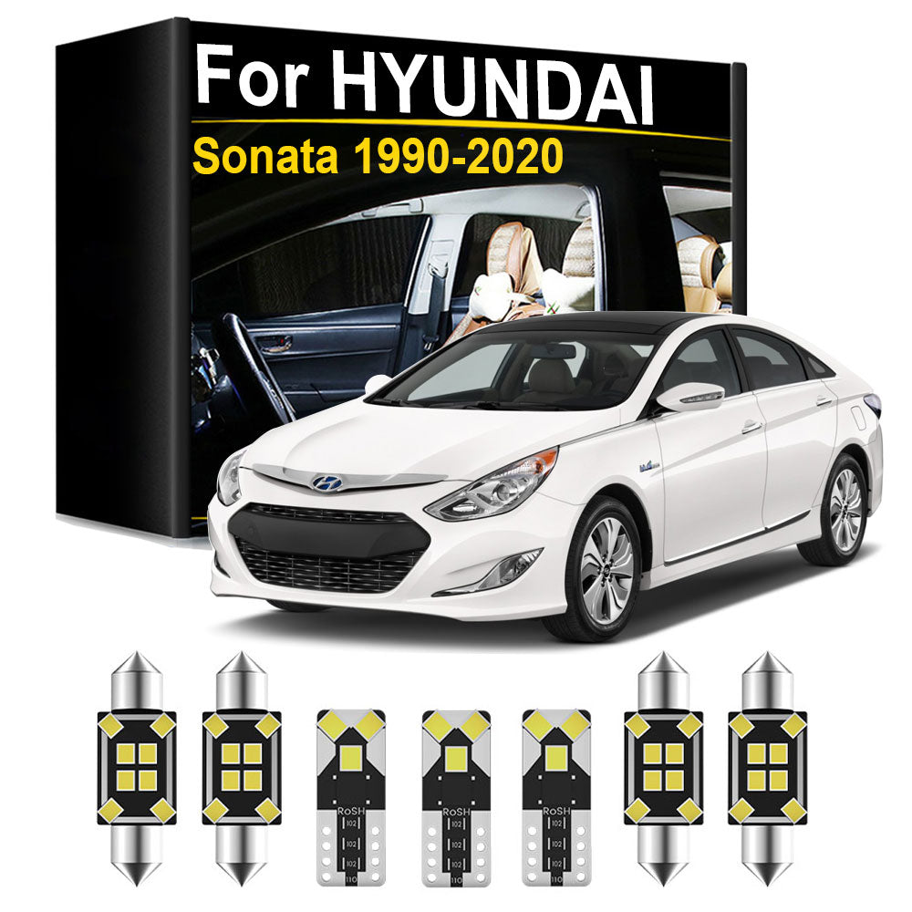 AutoGlowLED Interior LED Light Kit for Hyundai Sonata 1990-2020 Canbus