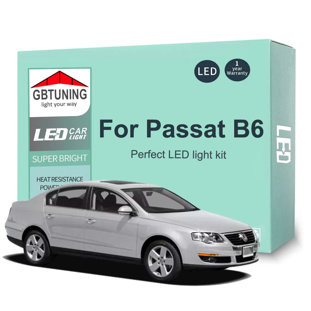AutoGlowLED Canbus LED Interior Light Kit for VW Passat B6 2006-2010