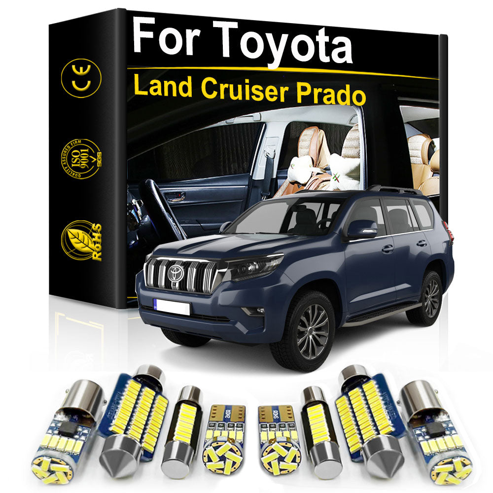 AutoGlowLED LED Interior Light Kit for Toyota Land Cruiser Prado FJ Cruiser