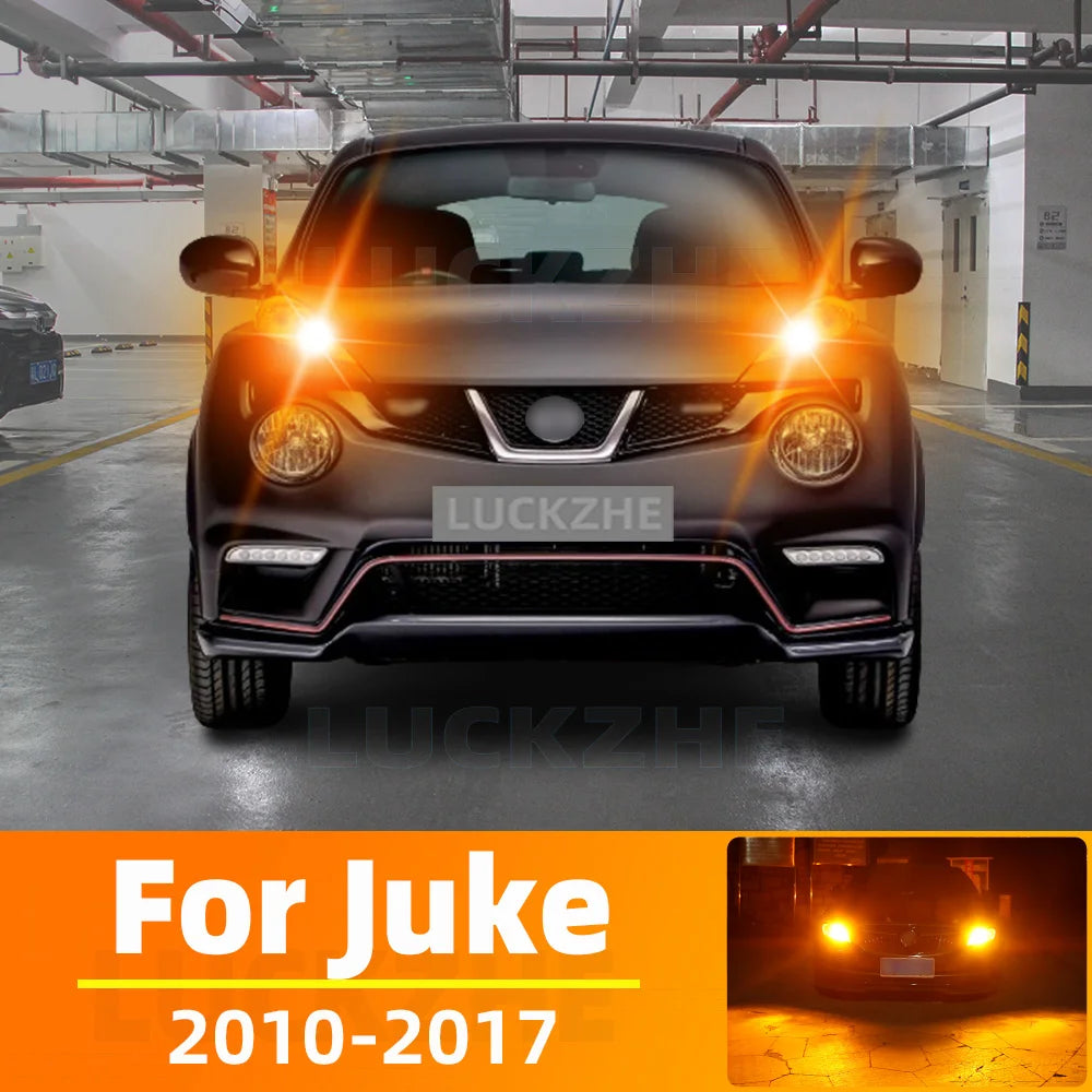 AutoGlowLED LED Turn Signal Light for Nissan Juke 2010-2017, 2pcs Yellow
