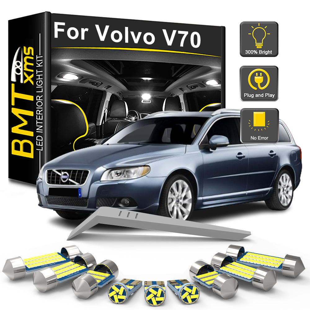 AutoGlowLED Canbus LED Interior Light Kit for Volvo V70 MK1 MK2 MK3