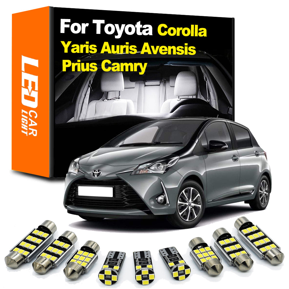 AutoGlowLED Interior LED Light Kit for Toyota Corolla Prius Camry Yaris