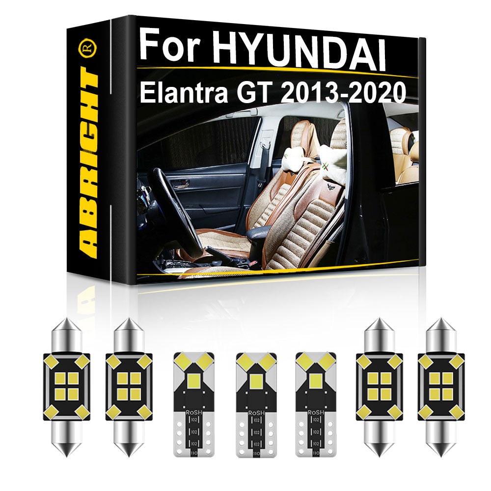 AutoGlowLED Canbus LED Interior Light Kit for Hyundai Elantra GT 2013-2020