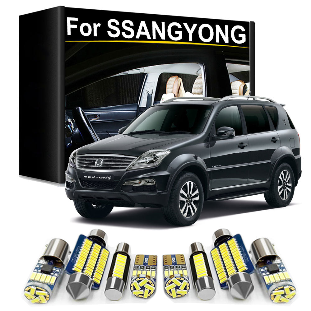 AutoGlowLED Interior LED Light Kit for Ssangyong Korando Rexton Tivoli