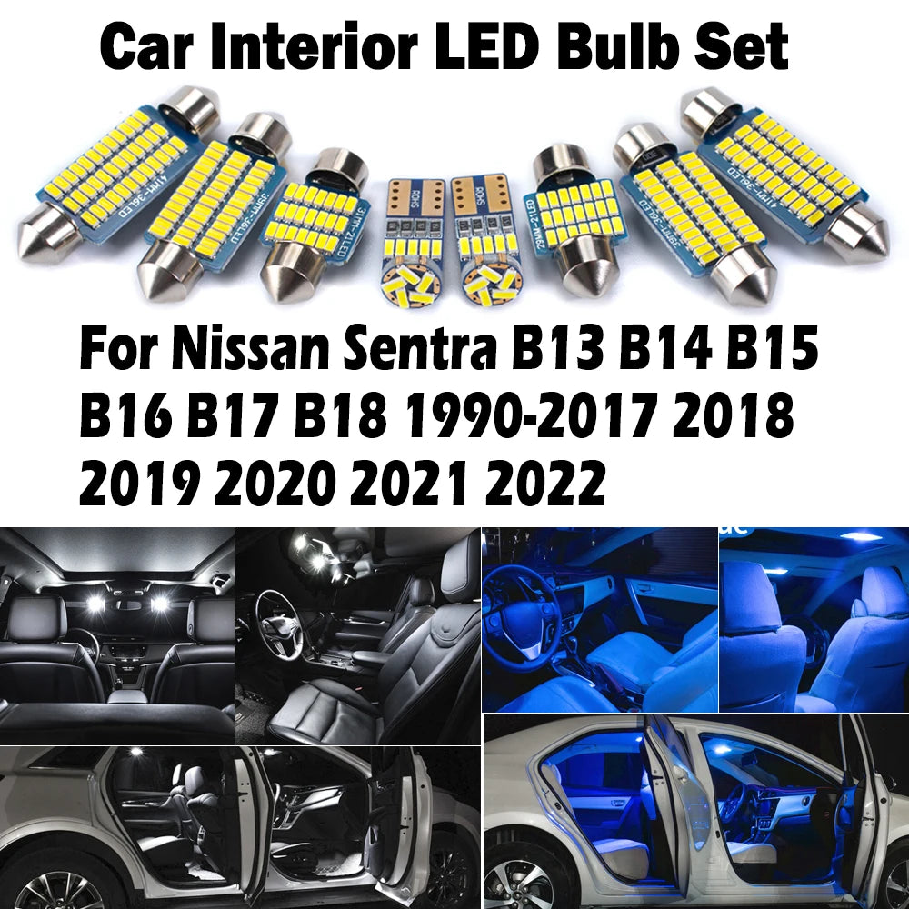 AutoGlowLED LED Interior Light Kit for Nissan Sentra B13-B18 1990-2022