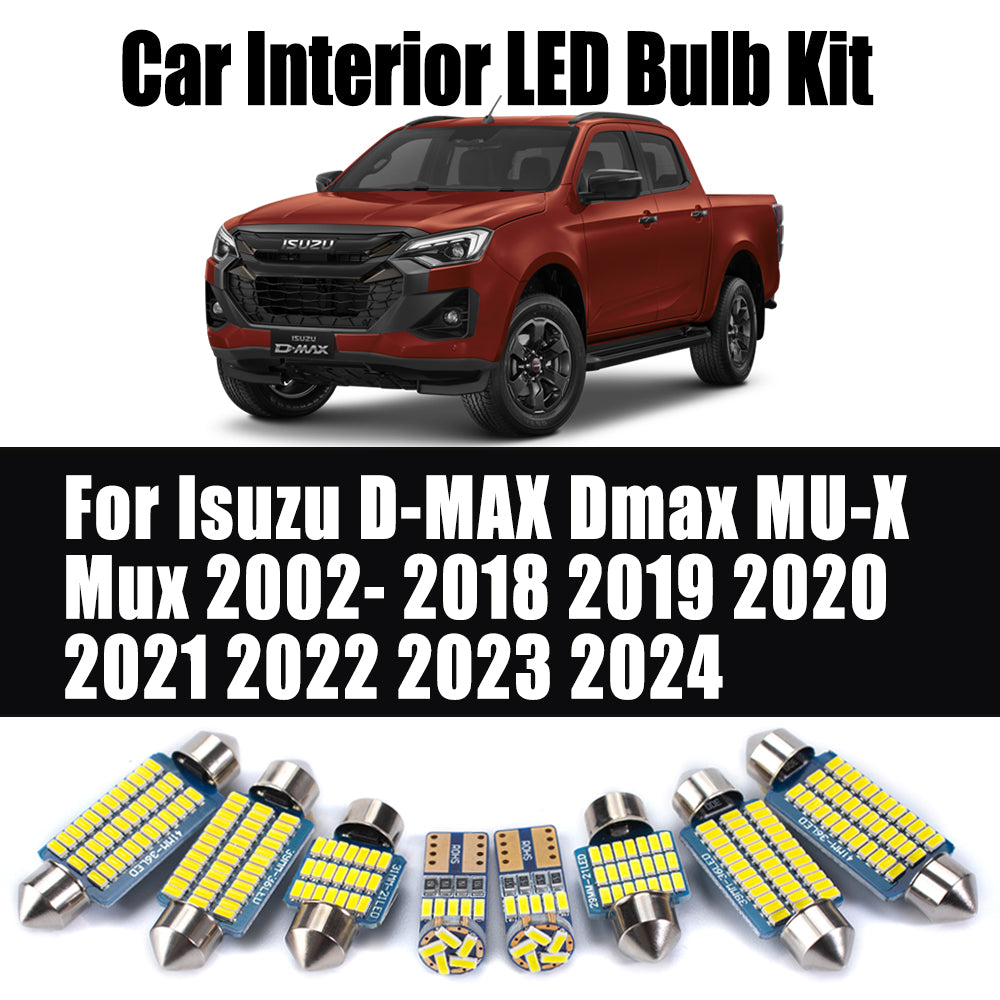 AutoGlowLED Canbus LED Interior Light Kit for Isuzu D-MAX MU-X