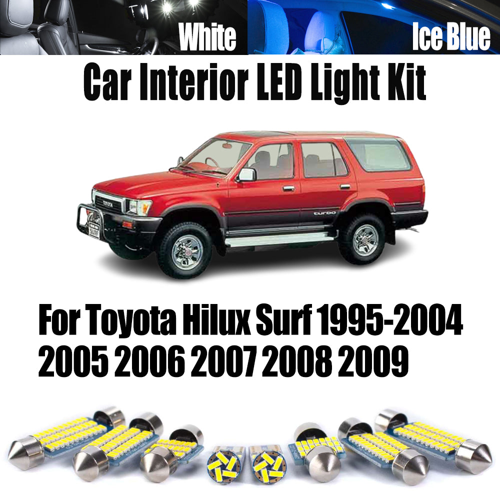 AutoGlowLED Canbus LED Interior Light Kit for Toyota Hilux Surf 1995-2009