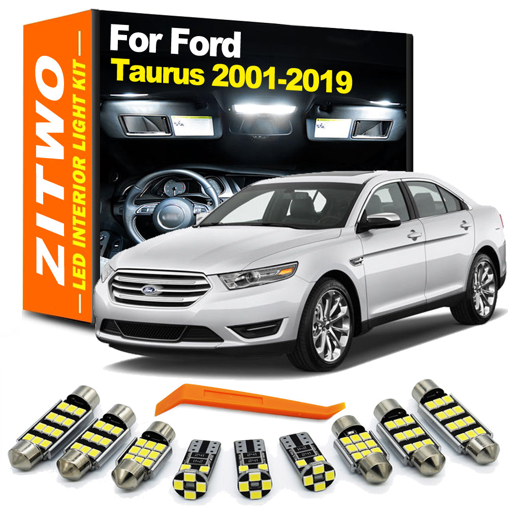 AutoGlowLED 14Pcs Canbus LED Interior Light Kit for Ford Taurus 2010-2019
