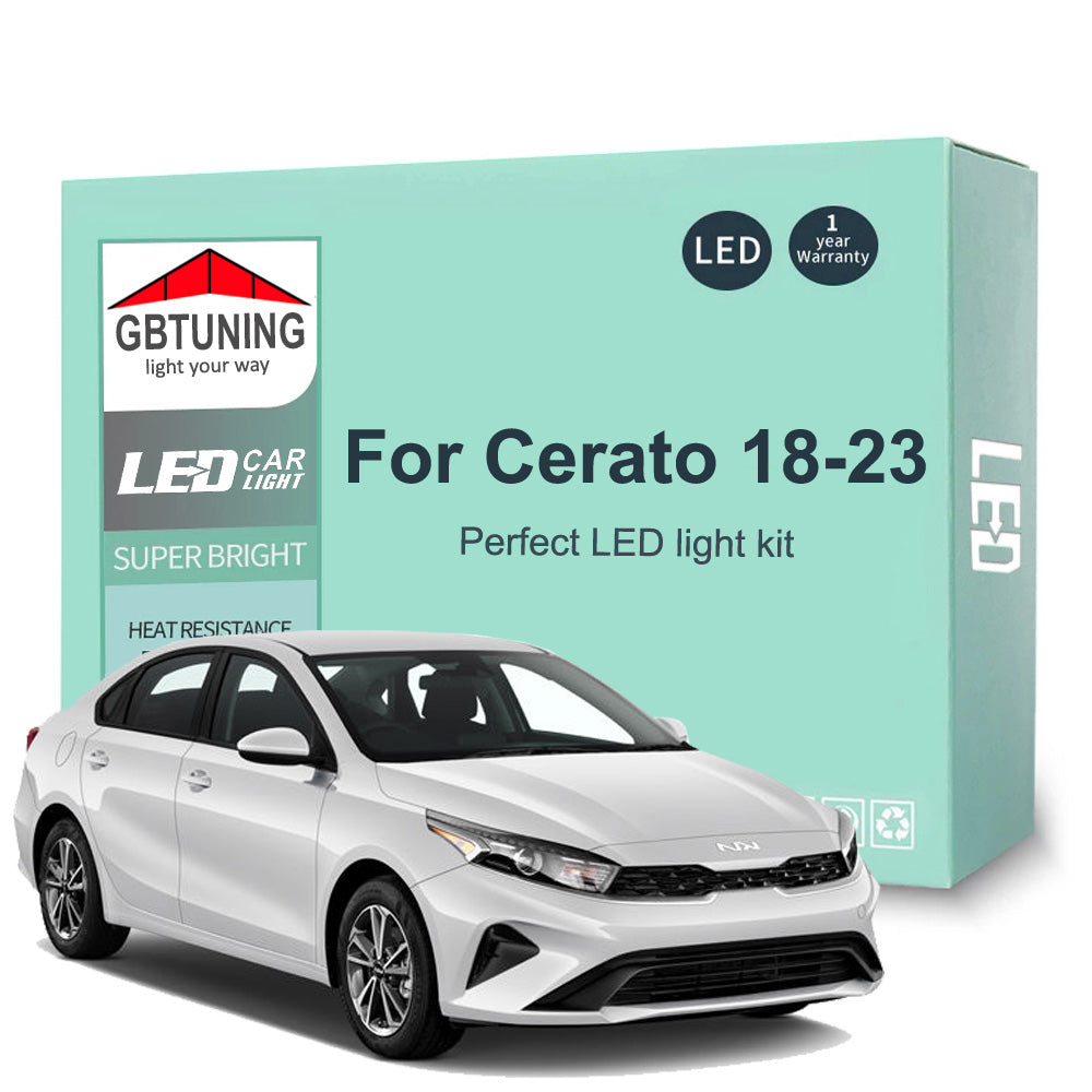 AutoGlowLED 12Pcs Canbus LED Interior Light Kit for Kia Cerato Forte BD 2018-2023