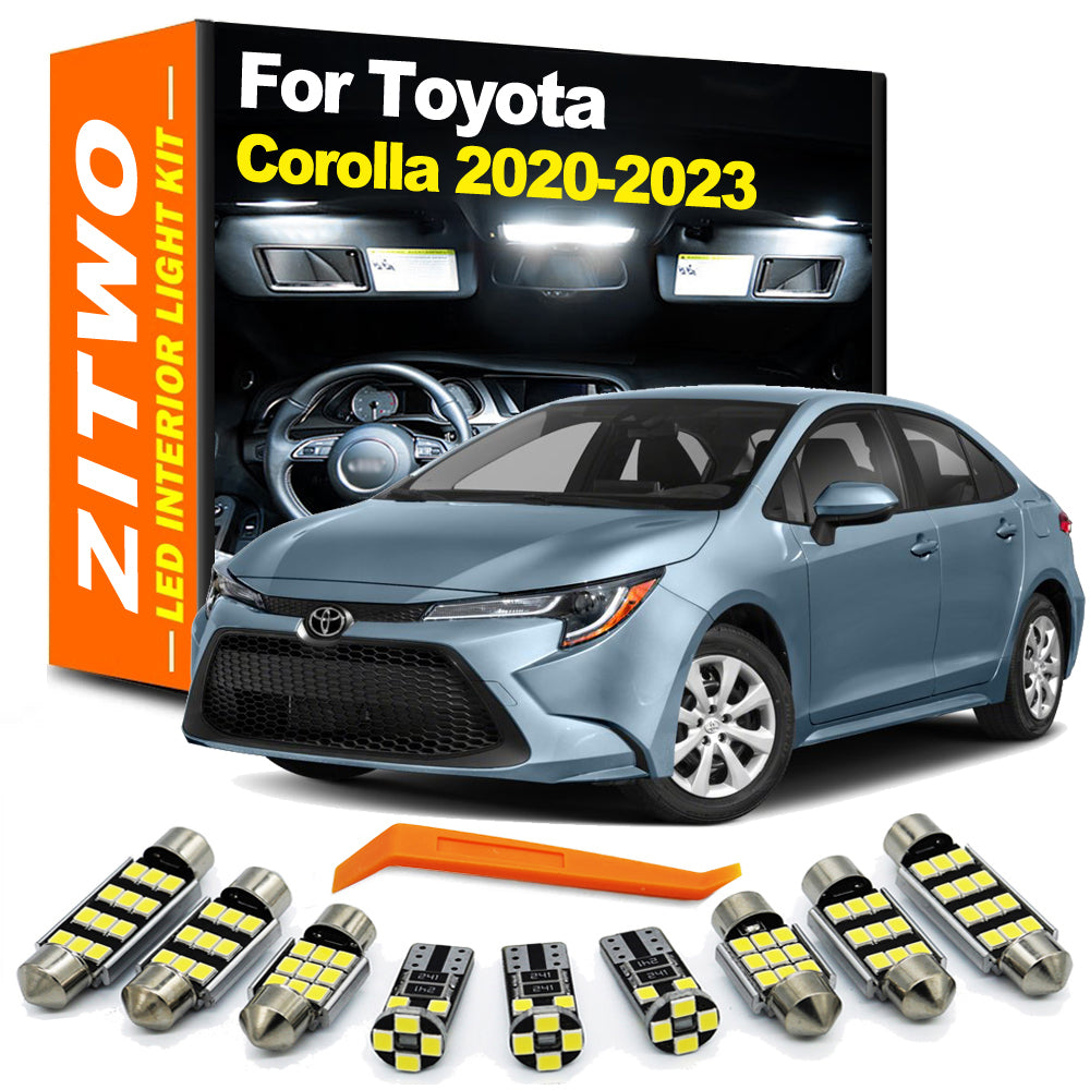 AutoGlowLED 11Pcs LED Interior Light Kit for Toyota Corolla 2019-2023 CANBUS