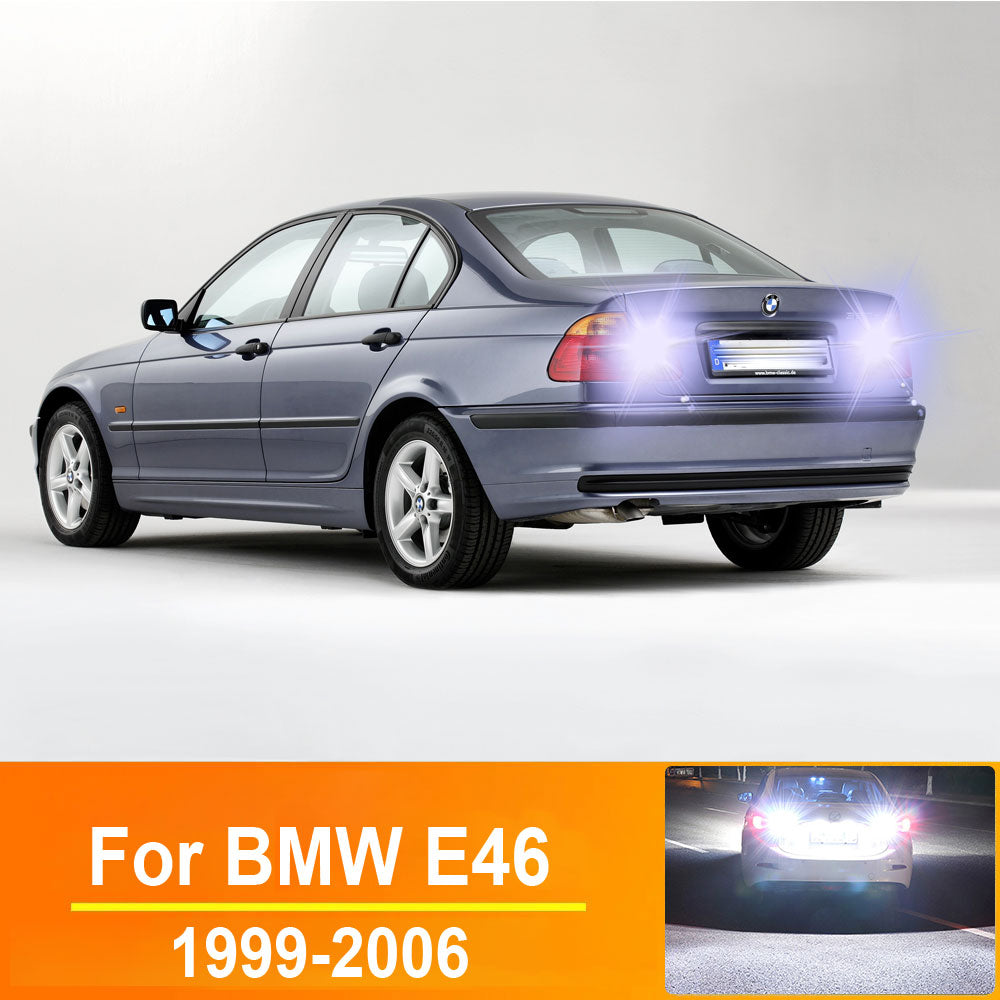 AutoGlowLED BMW E46 LED Reverse Light 1156 BA15S Canbus Error Free 2pcs