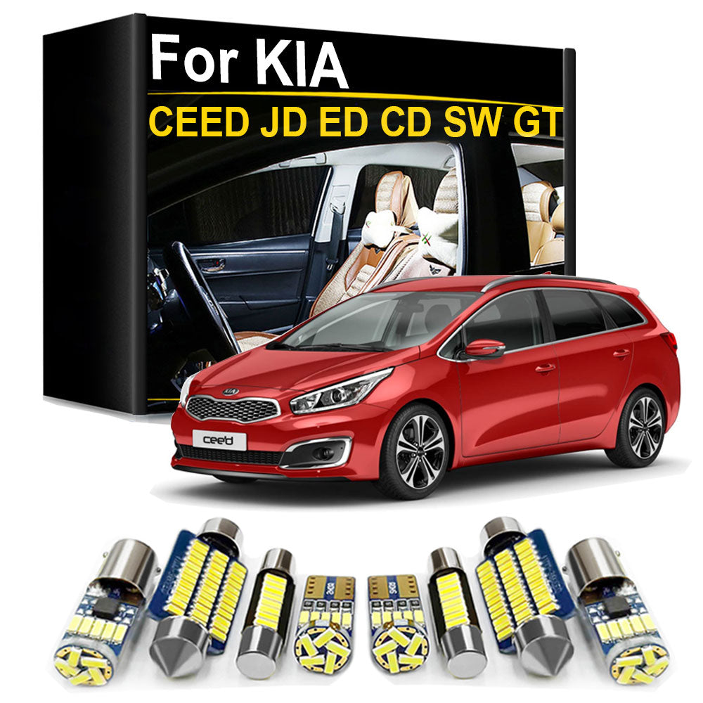 AutoGlowLED Interior LED Light Kit for KIA CEED JD ED CD SW GT 2006-2020 Canbus