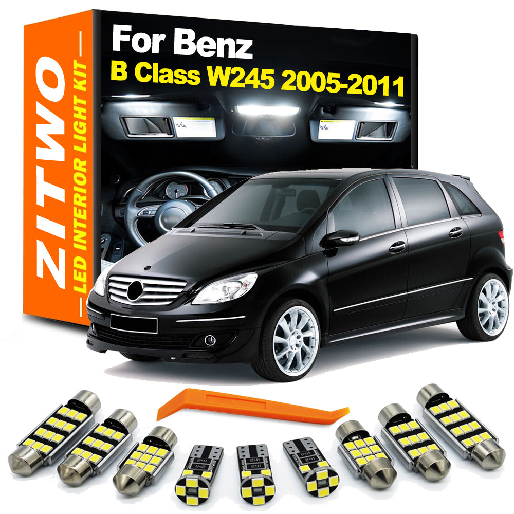 AutoGlowLED 19Pcs LED Interior Light Kit for Mercedes B Class W245 2005-2011