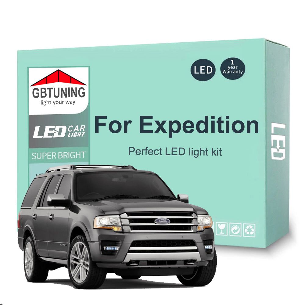 AutoGlowLED LED Interior Light Kit for Ford Expedition 1997-2017 Canbus
