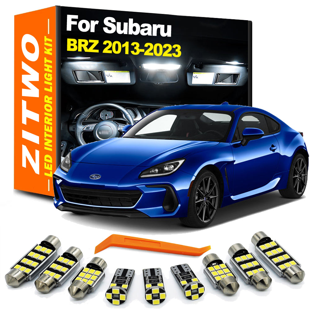 AutoGlowLED 11-Piece LED Interior Light Kit for Subaru BRZ 2013-2024 Map Dome Trunk