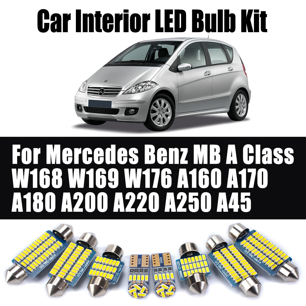 AutoGlowLED Interior LED Light Kit for Mercedes-Benz A-Class W168 W169 W176
