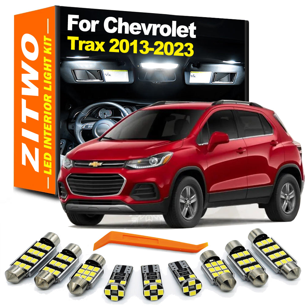 AutoGlowLED 13Pcs LED Interior Light Kit for Chevy Trax 2013-2023
