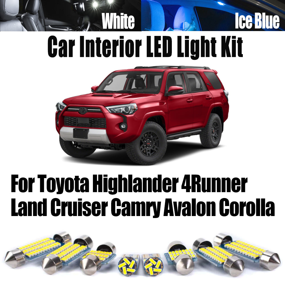 AutoGlowLED Interior LED Light Kit for Toyota 4Runner Camry Highlander