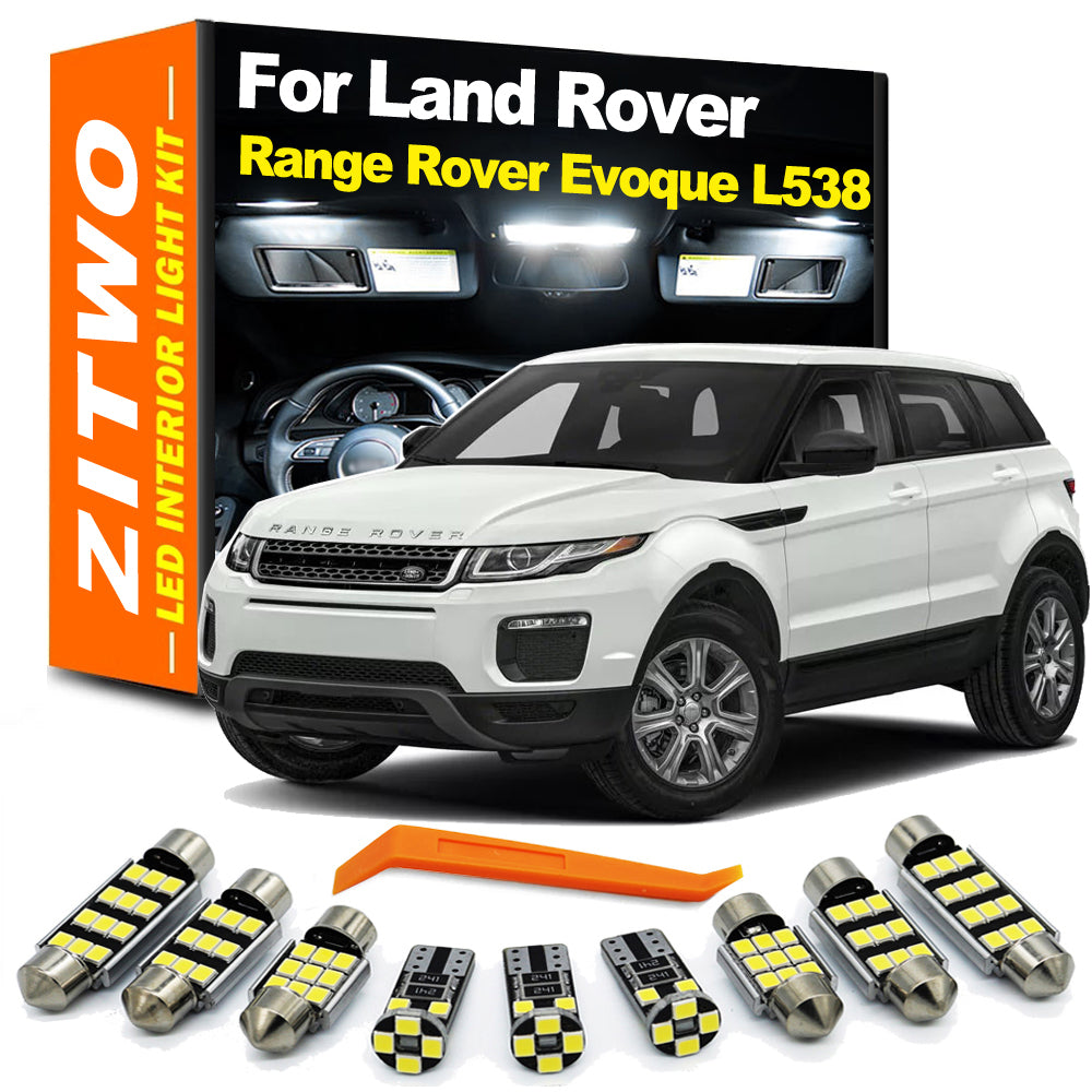 AutoGlowLED LED Interior Dome Map Light Kit for Range Rover Evoque L538 2011-2018
